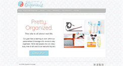 Desktop Screenshot of prettyorganized.com